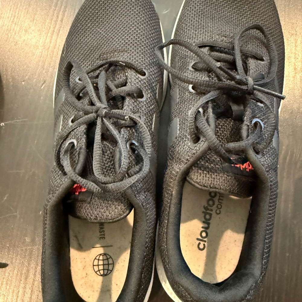 adidas Black Cloudfoam Sneakers